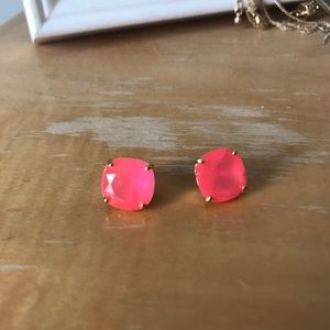 Kate spade pink stud earrings